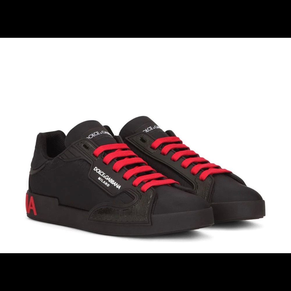 Dolce & Gabbana logo-print lace-up sneakers new